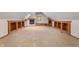 Bonus room with built in shelving, a fireplace and skylights at 2411 N County Road 500 W, Muncie, IN 47304
