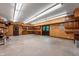 Spacious garage with ample storage, cabinets, and counter space at 2411 N County Road 500 W, Muncie, IN 47304