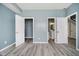 Spacious bedroom with an open closet and access to an en-suite bathroom at 2429 N Centennial St, Indianapolis, IN 46222