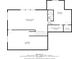Basement floor plan featuring a recreation room, bedroom, bathroom, electrical room, and walk-in closet at 2485 Alexandra Dr, Carmel, IN 46074
