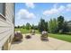 Inviting patio with comfortable seating, perfect for relaxing outdoors on a beautiful day at 2485 Alexandra Dr, Carmel, IN 46074