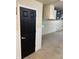 Basement view with black interior door and mechanicals, providing a glimpse of functional features at 258 Riverwood Dr, Noblesville, IN 46062