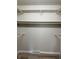 Walk-in closet with shelving and a hanging rod at 258 Riverwood Dr, Noblesville, IN 46062