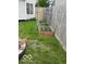 Backyard features a garden with raised garden bed and green grass at 2637 Grand Fir Dr, Greenwood, IN 46143
