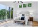 Comfortable main bedroom offering great natural light and a balcony at 2841 Tropical Dr, Indianapolis, IN 46205