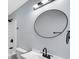 Bathroom featuring new vanity, mirror, lighting, shower, and fixtures at 3106 N Harding St, Indianapolis, IN 46208