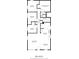Floor plan displaying the home's layout, dimensions, and square footage at 3106 N Harding St, Indianapolis, IN 46208