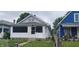 Quaint home with a small front porch, painted in neutral tones, set in a cozy neighborhood at 427 N Alton Ave, Indianapolis, IN 46222