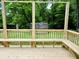 Newly built wood deck that is ready for entertaining at 4675 N Herbemont Rd, Martinsville, IN 46151