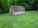 A backyard shed for additional storage at 4675 N Herbemont Rd, Martinsville, IN 46151
