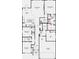 Detailed floor plan showcasing a spacious layout with open kitchen, great room, primary suite, and flex space at 469 Hidden Hills Way, Pittsboro, IN 46167