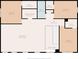 Detailed floor plan showcasing the layout of bedrooms, Gathering room, and utility storage at 5640 High Vista Cir, Indianapolis, IN 46234