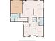 A detailed floor plan outlines the layout of the home including the primary bedroom and living spaces at 5640 High Vista Cir, Indianapolis, IN 46234