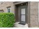 Close up of the front door, showcasing the house number and well-kept landscaping at 5640 High Vista Cir, Indianapolis, IN 46234