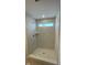 Newly installed shower featuring elegant marble-style tile and a modern, minimalist design at 6462 Stone Side Dr, Plainfield, IN 46168