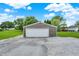 Two-car detached garage with plenty of parking space available at 6838 Five Points Rd, Indianapolis, IN 46259