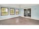 Sunroom showcases windows and glass sliding door, offering natural light and outdoor access at 6838 Five Points Rd, Indianapolis, IN 46259