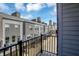 Balcony view showing an overview of the surrounding neighborhood at 727 N Illinois St # 202, Indianapolis, IN 46204