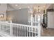 Bright foyer with hardwood floors and a view of the staircase and entry at 8084 Lawrence Woods Pl, Indianapolis, IN 46236