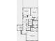 Upstairs floor plan featuring 3 bedrooms, 2 bathrooms, and laundry room at 9136 Anthem Ave, Plainfield, IN 46168