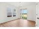 Bright dining area featuring sliding doors to outdoor space and natural light at 9160 Anthem Ave, Plainfield, IN 46168