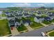 Expansive aerial view of a residential community with well-maintained lawns and modern homes at 9829 Hulton Rd, Pendleton, IN 46064