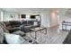 Comfortable living room featuring a plush reclining sofa and an open layout at 9829 Hulton Rd, Pendleton, IN 46064