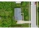 Aerial view of the backyard features a grey roof and an outdoor deck at 1004 Nevelle Ln, Carmel, IN 46032