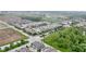 An aerial view of the community showcasing neighborhood streets and green spaces at 13048 Minden Dr, Fishers, IN 46037