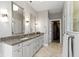 Bathroom with and marble countertops and walk-in closet at 13048 Minden Dr, Fishers, IN 46037