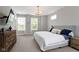 Bright bedroom with carpet, neutral walls, and ample natural light at 13048 Minden Dr, Fishers, IN 46037
