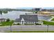 Aerial view of building exterior showcasing street view, landscaping and parking at 13048 Minden Dr, Fishers, IN 46037