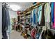 Well-organized walk-in closet with ample storage and shelving units at 13048 Minden Dr, Fishers, IN 46037