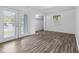 Bedroom with French doors to backyard and window views of the property at 1311 N Eaton Ave, Indianapolis, IN 46219