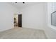 Bedroom with hardwood floors and natural light at 1318 Hoyt Ave, Indianapolis, IN 46203