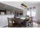 The dining room sits adjacent to the kitchen, an open concept, great for entertaining at 13485 Mancroft Dr, Fishers, IN 46037