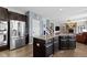Gourmet kitchen with stainless steel appliances, granite countertops, and plenty of cabinet space at 13485 Mancroft Dr, Fishers, IN 46037