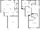 Detailed floor plan showcasing the layout of the home, including the garage, living spaces, and bedrooms at 15110 Fawn Hollow Ln, Noblesville, IN 46060