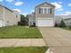 Charming two-story home featuring a well-maintained lawn, concrete driveway, and inviting curb appeal at 15110 Fawn Hollow Ln, Noblesville, IN 46060