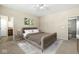 Bedroom featuring neutral tones, a cozy bed, and tasteful decor for a relaxing ambiance at 15421 Bowie Dr, Westfield, IN 46074