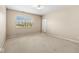 Spacious bedroom with a large window offering natural light and a view of the surroundings at 15421 Bowie Dr, Westfield, IN 46074