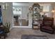 Cozy living room showcasing an open layout and seamless transition to dining and kitchen at 1733 E 47Th St, Anderson, IN 46013