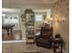 Inviting living room offers a relaxed atmosphere with views into the dining area and kitchen at 1733 E 47Th St, Anderson, IN 46013