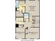 This home's second-floor floorplan shows an owner's suite with bath, two bedrooms, a bath, and a laundry room at 17721 Remy Rd, Noblesville, IN 46062