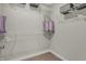 Organized walk-in closet with multiple shelves, rods, and ample storage space at 17721 Remy Rd, Noblesville, IN 46062