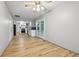 Open-concept area that connects the living room and kitchen at 1826 Shorter Dr, Indianapolis, IN 46214