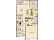 Layout of a one-story home featuring three bedrooms, a kitchen, and a great room at 19390 Mcbee Ave, Westfield, IN 46074