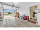 Spacious two-car garage with ample storage space and an open door at 2044 Flamingo Way, Franklin, IN 46131