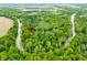 Expansive aerial view of the surrounding community and river, marked with a property location pin at 2781 E Vandalia Rd, Flat Rock, IN 47234