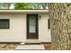 Close up of door on a simple exterior with natural light at 2781 E Vandalia Rd, Flat Rock, IN 47234